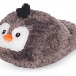 Cozy Noxxiez manchot – pantoufle peluche chauffante et douillette