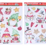 Décoration de fenêtre Mix Noël 41 × 29 cm