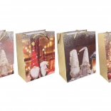 Sac cadeau de Noël M 26 × 32 × 10 cm