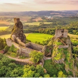 Puzzle Dino 1000 pièces – ruines du château de Trosky