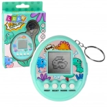 Porte-clés Tamagotchi Pet Egg – jeu électronique pour enfants, turquoise