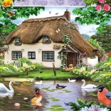 schmidt puzzle chalet romantique 500 pièces