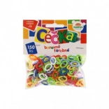 Anneaux en C colorés 150 pcs plastique en sachet
