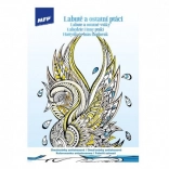 Livre de coloriage antistress – cygnes et autres oiseaux A4