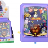 Jeu d’adresse flipper avec animaux violet