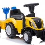 Tracteur porteur jaune