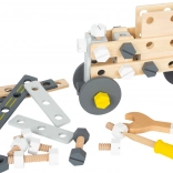 jeu de construction en bois small foot miniwob, 67 pièces