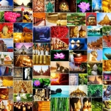 Puzzle collage zen 1500 pièces