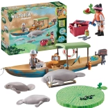 Playmobil Wiltopia expédition en bateau – sauvetage du lamantin (71 pièces)