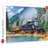 Puzzle Train de Montagne 500 pièces Trefl