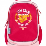 Sac à dos préscolaire SUPER GIRL stay calm