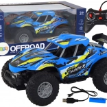 Voiture RC tout-terrain 1:16 bleue