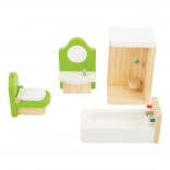 Small foot mobilier de maison de poupée – salle de bain pour poupées