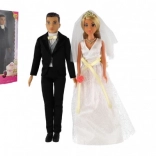 Set de poupées de mariage ANLILY – mariée et marié 30 cm