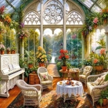 Puzzle Cherry Pazzi Symphonie de jardin 2000 pièces