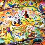 Puzzle Ravensburger Oiseaux affairés 1000 pièces