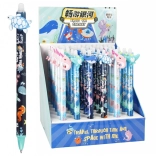 Stylo à bille Monde marin avec adorable topper