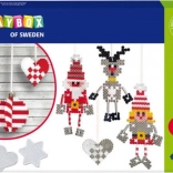 PLAYBOX Perles à repasser Décorations de Noël 3D, 4000 pièces