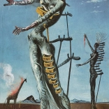 Puzzle Salvador Dalí - La Girafe en flammes 1000 pièces