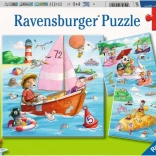 Ravensburger puzzle Animaux et embarcations 3x49 pièces