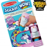 Sticker WOW - livre et tampon avec autocollants Licorne