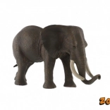 Figurine en plastique réaliste d’éléphant d’Afrique 17 cm