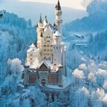 Ravensburger puzzle Château de Neuschwanstein en hiver 1500 pièces