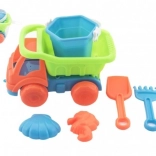 Voiture de sable avec accessoires 16 cm en plastique