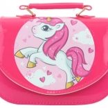 Sac à main rose pour enfant avec licorne