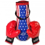 Set de boxe pour enfants avec sac et gants
