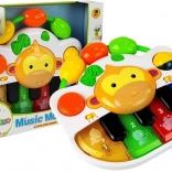 Petit piano pour enfants avec petit singe Sons et Lumières