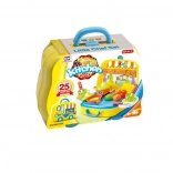 Ensemble de cuisine dans une valise pour enfants en forme de voiture