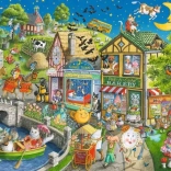 Puzzle Mère Gooseville 1000 pièces de Ravensburger