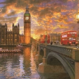 Puzzle Crépuscule sur Westminster 1000 pièces