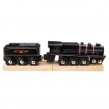 Réplique en bois de la locomotive à vapeur Bigjigs Rail Black 5