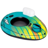 bouée flottante gonflable avec dossier et sac isotherme 169 × 137 cm Bestway