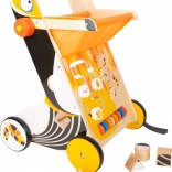 Chariot de marche en bois Toucan pour enfants