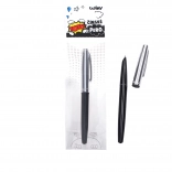 Stylo bille avec recharge bleue