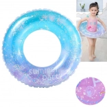 Bouée gonflable pour enfants avec confettis scintillants 80 cm