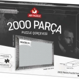 Cadre pour puzzle 96x68 cm argenté