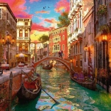 Puzzle Ravensburger Venise romantique 1000 pièces