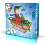 Kit de construction SEVA City 2 – ensemble de construction en plastique avec modules LED (467 pièces)