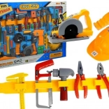 Grand ensemble d’outils pour petit bricoleur, 55 pièces avec ceinture