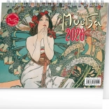 Calendrier de table Alfons Mucha 2026