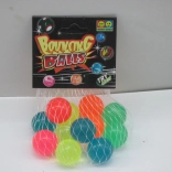 Set de 12 balles rebondissantes 2,5 cm