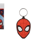 Porte-clés en caoutchouc Spiderman – tête 7 cm