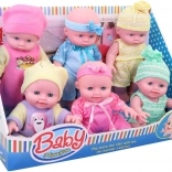 Nouveau-né dans une boîte 6 couleurs