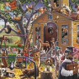 Puzzle ANATOLIAN Chiens espiègles 1000 pièces