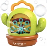 Cactus interactif – souffleur de bulles électrique WOOPIE