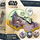 Puzzle en bois Star Wars: The Mandalorian – 160 pièces